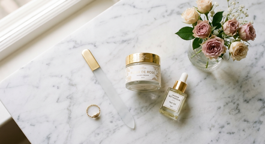 Curated essentials for an elegant nail maintenance routine at home