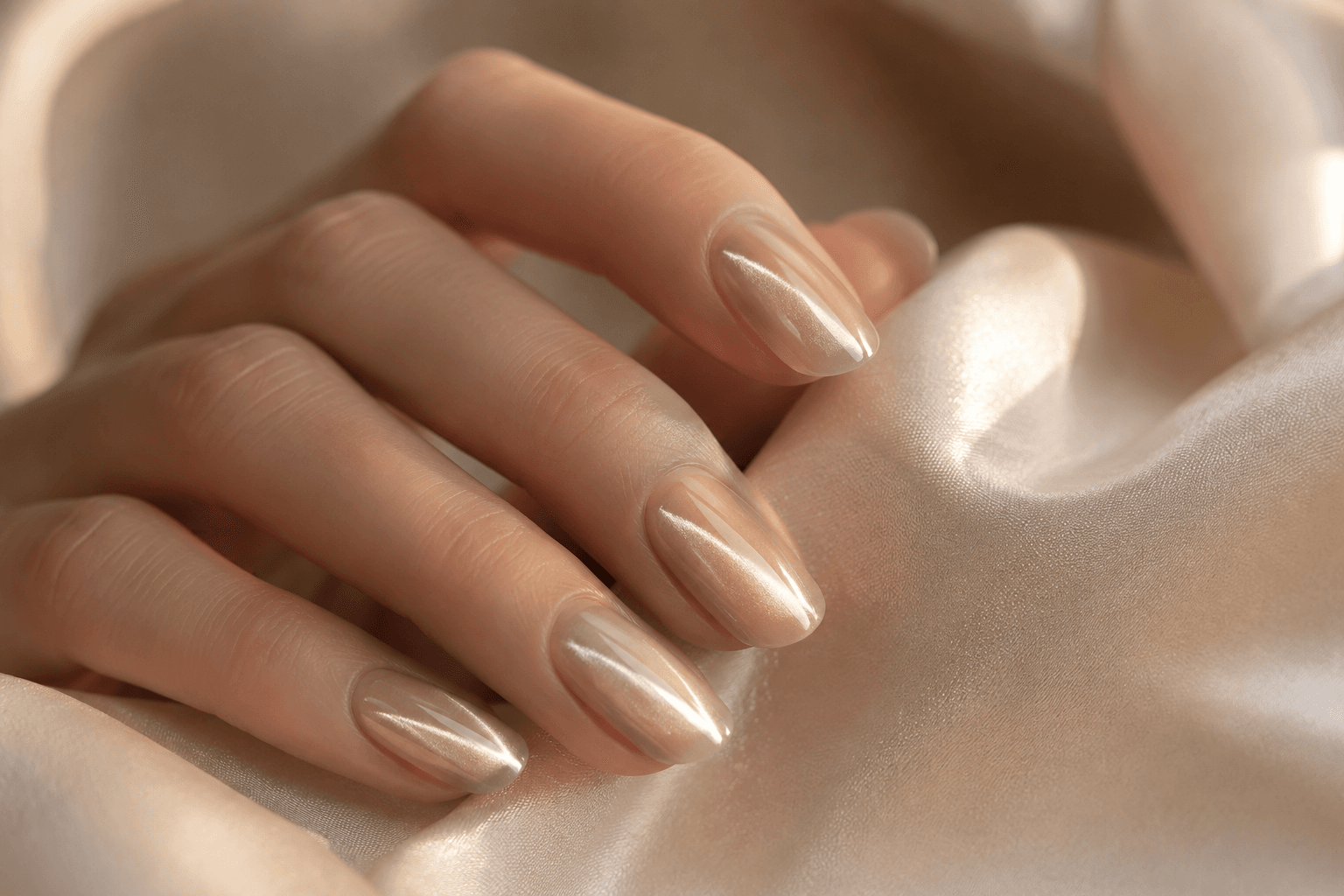 The Quiet Luxury Cat Eye Manicure: Fall’s Softest Chrome Trend