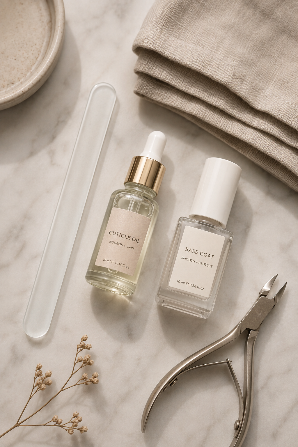 Manicure essentials for longer-wearing fall nail polish application