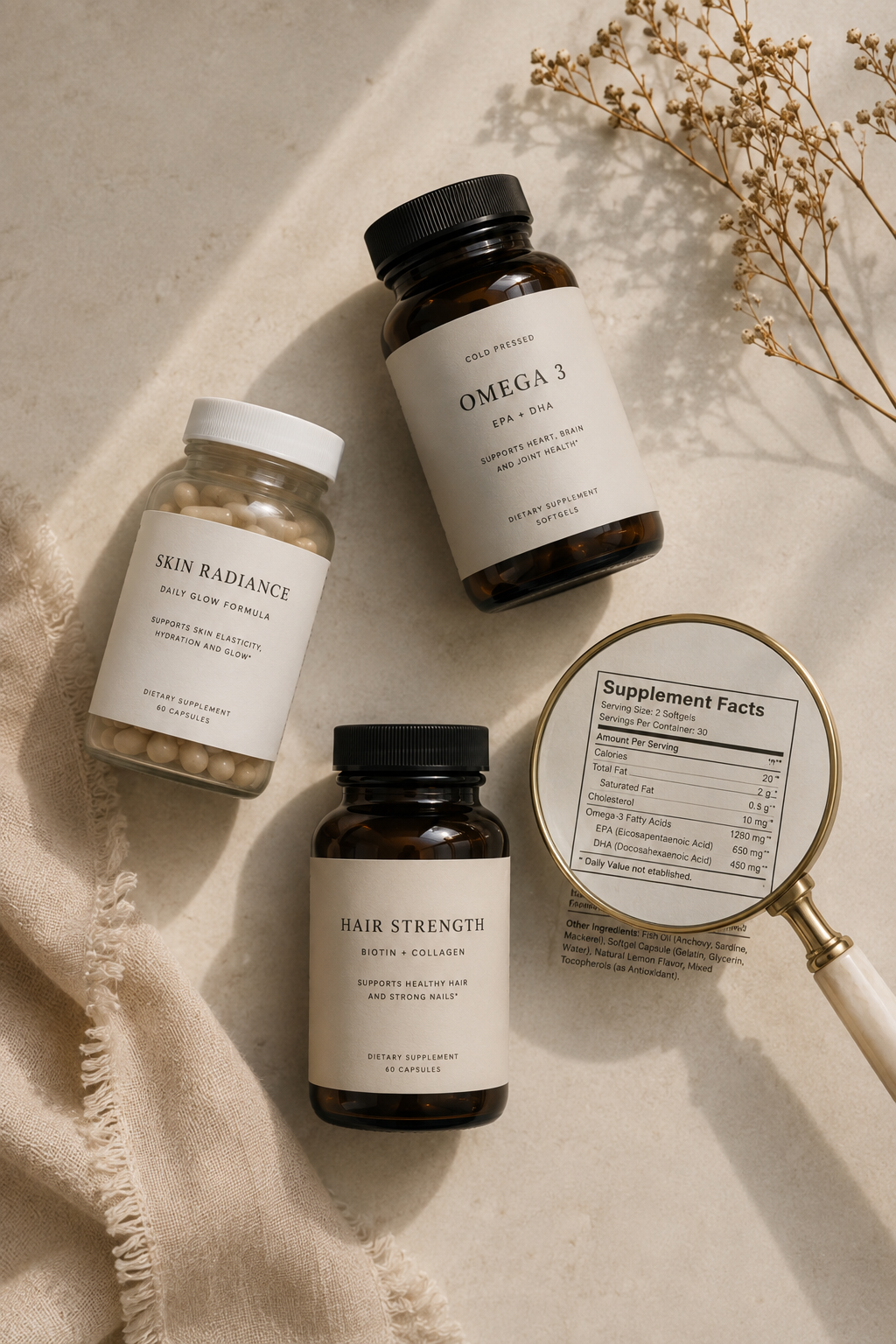 Reading supplement labels to choose a quality nail vitamin